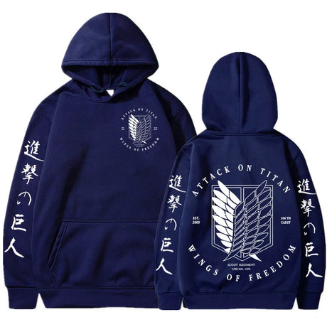 Gear up for an epic journey beyond the walls with our Attack on Titan Hoodie, If you are looking for more Attack on Titan Merch, We have it all!| Check out all our Anime Merch now!