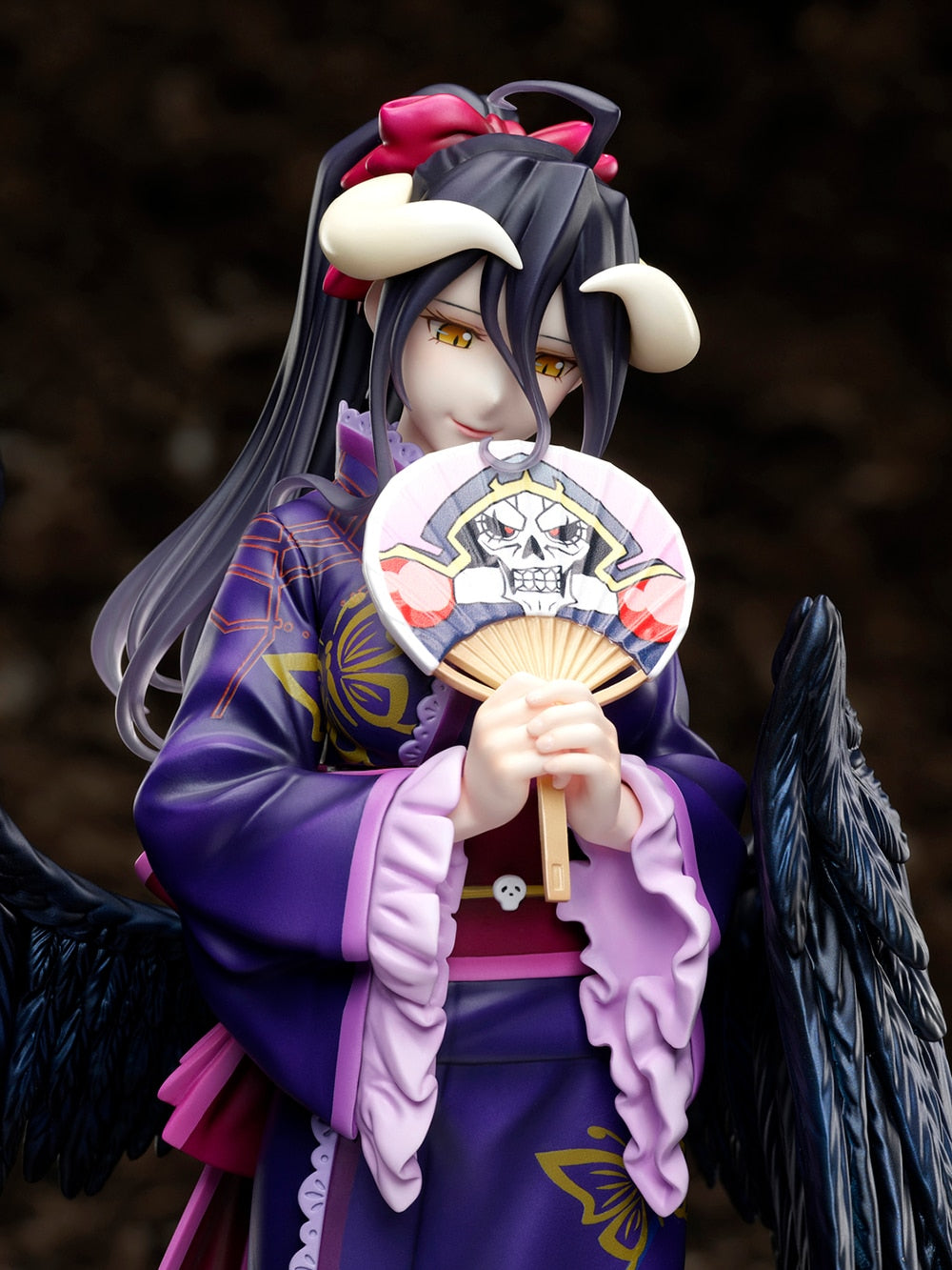 IN Stock Original Overlord Albedo Yukata 1/8 Action Figure Pvc Model Collectible Toys 23Cm, everythinganimee