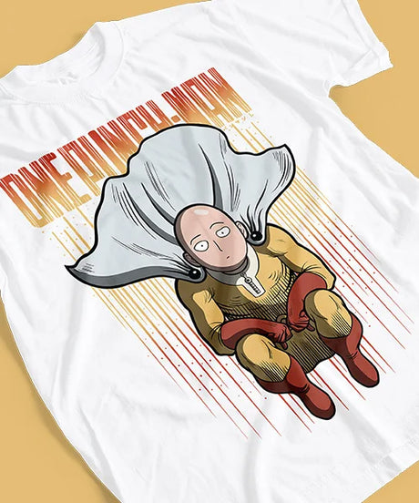 This tee captures the magic of Saitama. If you're looking for more One Punch Man merch, we have it all! Check out our anime merch now—free shipping!