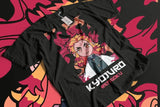 Immerse yourself in this striking Kyojuro Tee, perfect for any Kyojuro fan. Looking for more Demon Slayer merch? Explore our full collection of anime merch now!