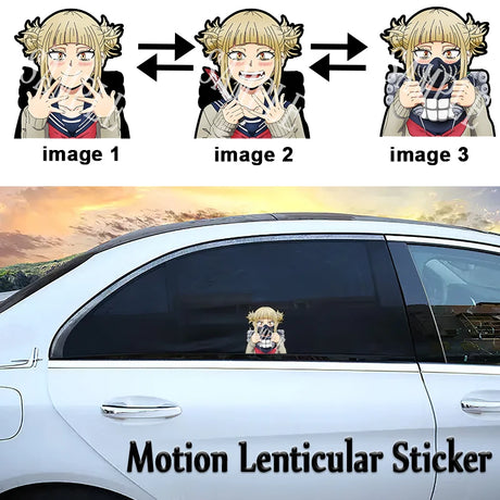 Each sticker shows to depict Himiko in motion, creating a immersive visual effect. If you are looking for more Academia Merch, We have it all! | Check out all our Anime Merch now!