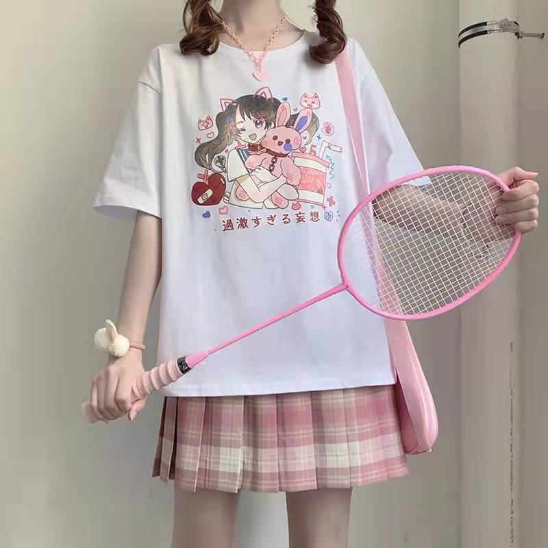 Reimu's Bunny Embrace - Kawaii TouHou Tee