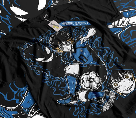 Here at Everythinganimee we have only the best anime merch! Free Global Shipping.
Unleash your inner striker with this vibrant Meguru Bachira T-shirt, inspired by the hit anime Blue Lock. Perfect for fans who admire Bachira’s fierce determination and unique playstyle, this tee is a must-have addition to your anime wardrobe.