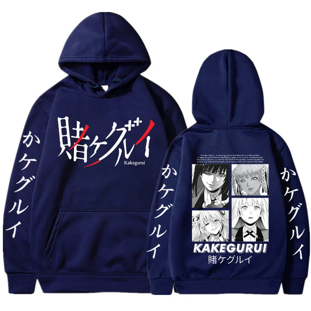 Upgrade your wardrobe with out brand new Kakegurui Hoodies | If you are looking for more Kakegurui Merch, We have it all! | Check out all our Anime Merch now!