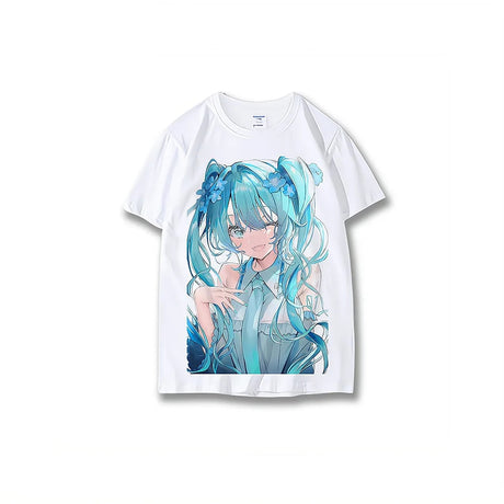 Get in style with our brand new Hatsune Miku Tee Series | Here at Everythinganimee we have the worlds best anime merch | Free Global Shipping