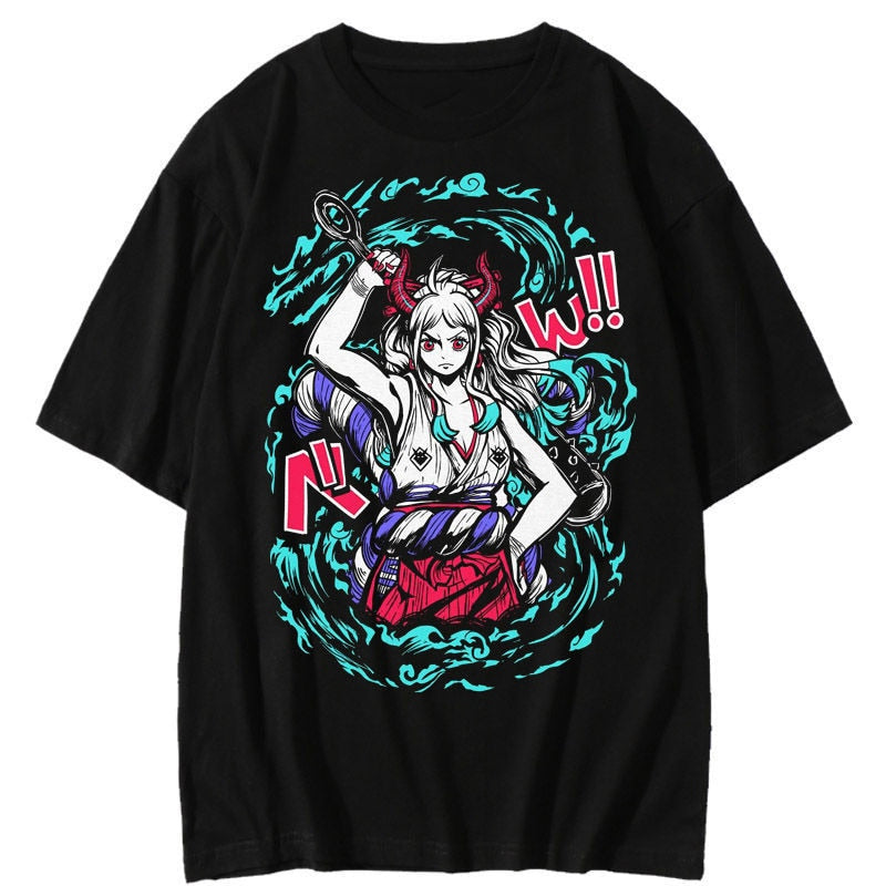 This shirt captures the magic of Yamato. If you're looking for more One Piece merch, we have it all! Check out our anime merch now—free shipping!