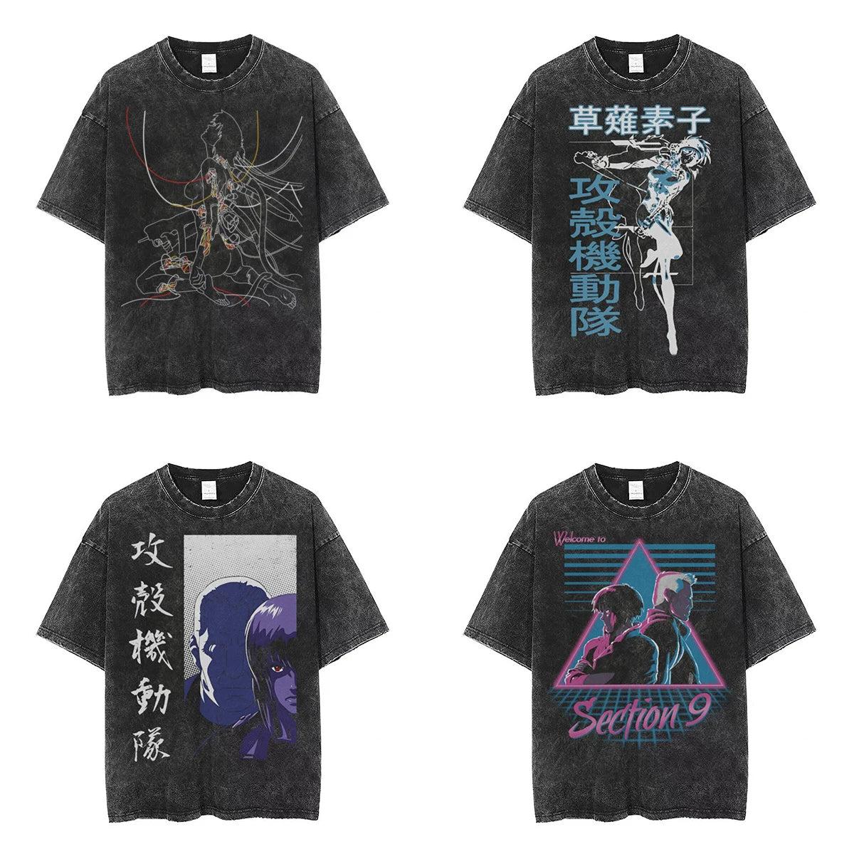 This t-shirt blends the high-tech world of Ghost with contemporary style. If you are looking for more Ghost In The Shell Merch, We have it all! | Check out all our Anime Merch now!