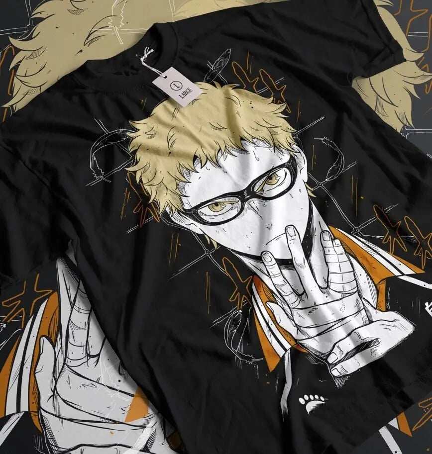 Immerse yourself in this striking Kei Tee, perfect for any Kei fans. Looking for more Haikyuu merch? Explore our full collection of anime merch now!