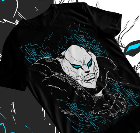 Here at Everythinganimee we have only the best anime merch! Free Global Shipping.
Unleash the power of Panda with this Jujutsu Kaisen T-Shirt, featuring a fierce and haunting design inspired by the cursed energy within the series. 