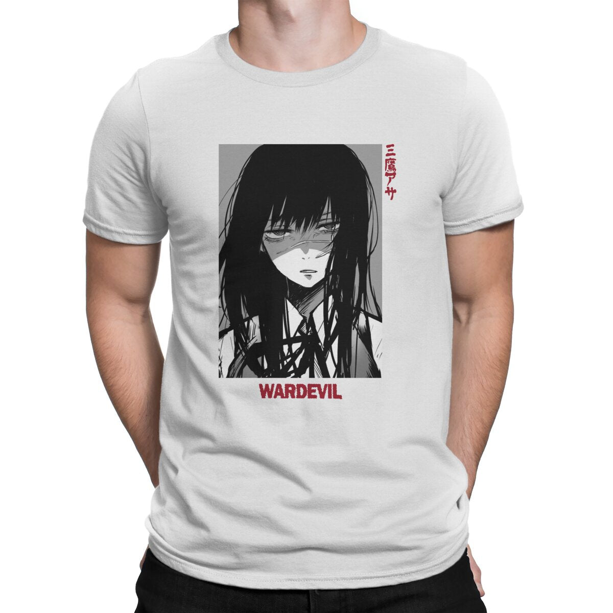 Embrace the dark allure of Chainsaw Man with our Asa Mitaka T-Shirt. Here at Everythinganimee we have only the best anime merch! Free Global Shipping