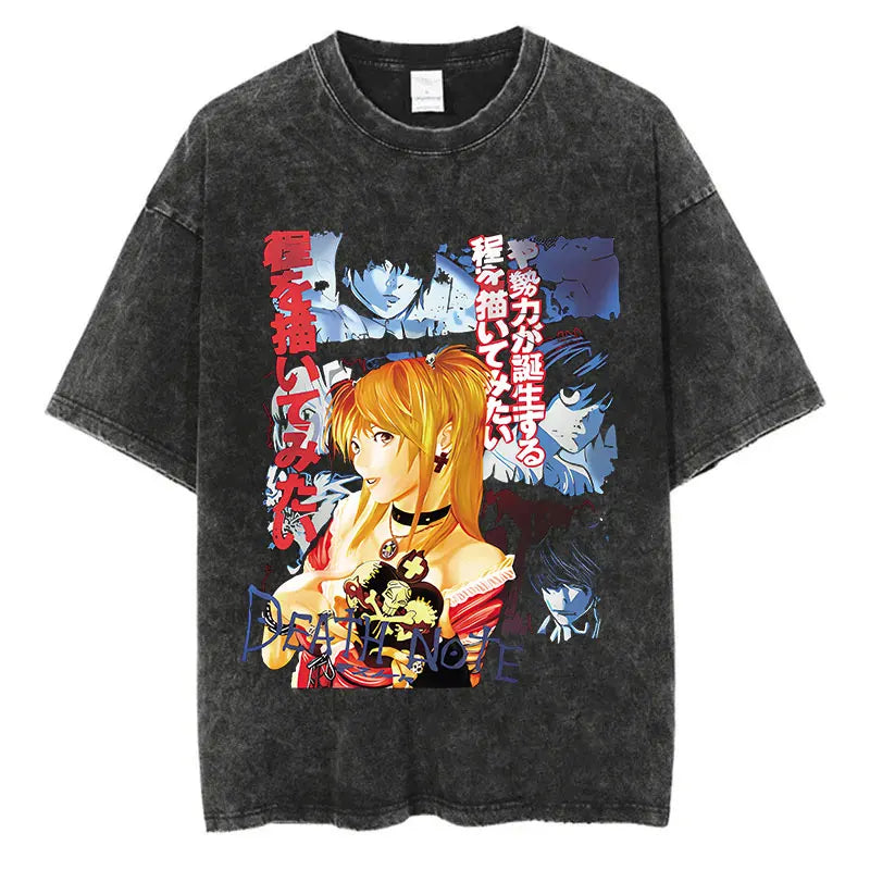 This vintage tees features various iconic characters and scenes from Death Note, perfect for fans. If you are looking for more  Death Note Merch, We have it all! | Check out all our Anime Merch now!