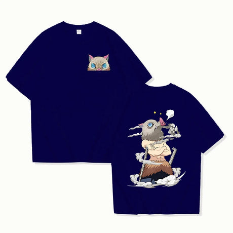 This tees captures the magic of Inosuke. If you're looking for more Demon Slayer merch, we have it all! Check out our anime merch now—free shipping!