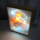 Demon Slayer Zenitsu Agatsuma LED Photo Frame Lamp