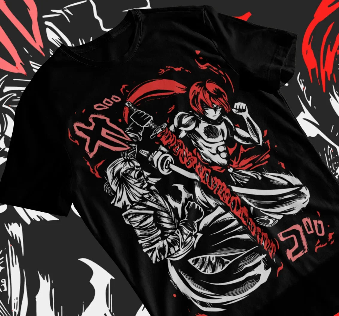 Step into the world of the legendary wandering samurai with Kenshin Himura that features a powerful depiction. If you are looking for more Rurouni Kenshin Merch, We have it all! | Check out all our Anime Merch now!