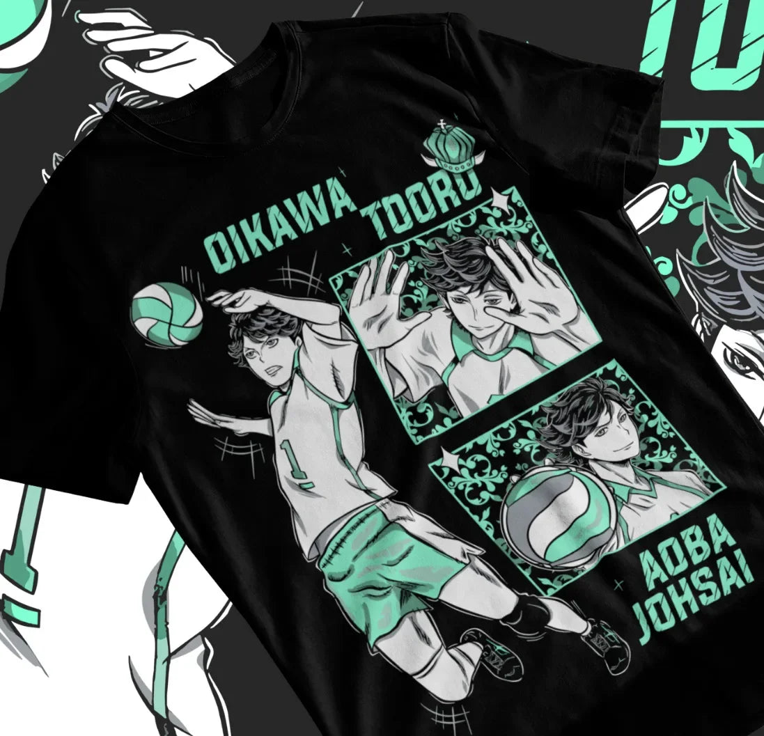 Here at Everythinganimee we have only the best anime merch! Free Global Shipping.
Embrace your love for Haikyuu with our Team Aoba Johsai Oikawa T-Shirt.