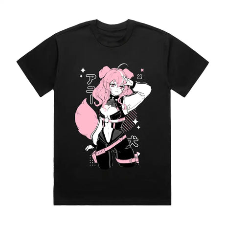 Here at Everythinganimee we have the best anime shirts in the world.
Step into a world of pink power with the AnniePants02 Tee! This bold and stylish design is perfect for fans of striking characters. Featuring a dynamic pose of AnniePants02 in sleek attire, this shirt brings the energy and flair that you need to stand out.