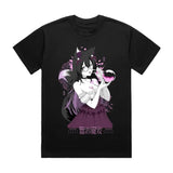 Here at Everythinganimee we have the best anime shirts in the world.
Step into the whimsical world of Hexella Clumsy Hexe with this magical tee. Featuring the playful and charming Hexella caught in her signature potion-making mischief, the design combines mystical elements with a cute and quirky vibe.