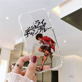 Samurai Champloo Phone Case For iPhone 11 12 Mini 13 14 Pro XS Max X 8 7 6s Plus 5 SE XR Transparent Shell, everythinganimee