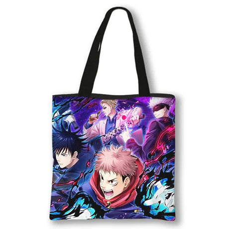 This canvas bag is a labor of love, to capture love of your anime characters. If you are looking for more Jujutsu Kaisen Merch, We have it all! | Check out all our Anime Merch now!