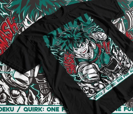 This tee is a powerful esper of Izuku, capturing theiconic strength & style. If you are looking for more My Hero Academia Merch, We have it all! | Check out all our Anime Merch now!