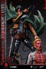 Attack On Titan Levi Ackerman Vs Zeke Jaeger Figure