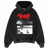 This Hoodie celebrates the beloved Berserk Series, ideal for both Autumn And Winter. | If you are looking for more Berserk Merch, We have it all! | Check out all our Anime Merch now!