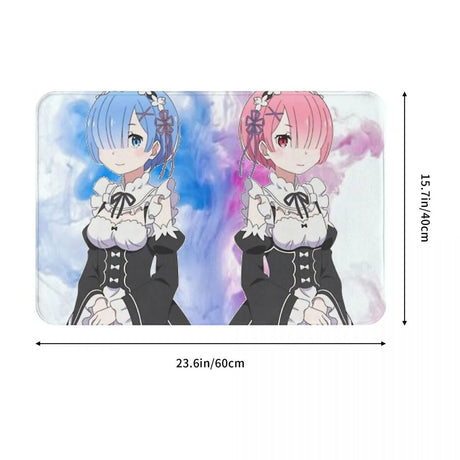 The mat showcases a vivid depiction of Rem & Ram set against a dreamy, captures their iconic styles.  If you are looking for more Re Zero Merch, We have it all! | Check out all our Anime Merch now!