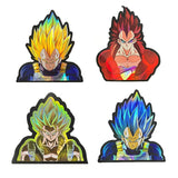 Dragon Ball Z Holographic Sticker Set - Laser Stickers (4-Piece Set)