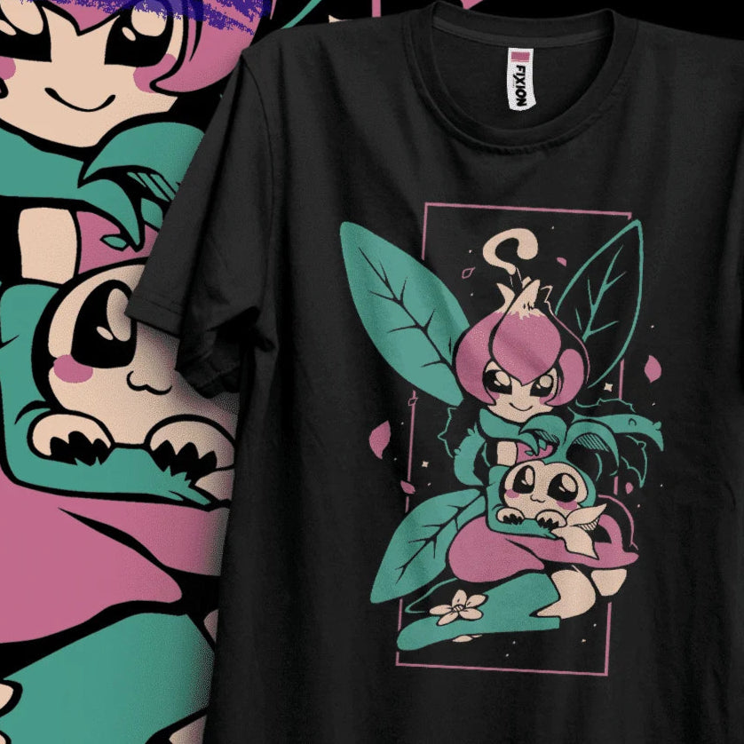 This tee captures the magic of Lilymon. If you're looking for more Digimon merch, we have it all! Check out our anime merch now—free shipping!