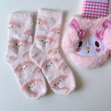 Snuggle up with our awesome new cute  Snuggle Paws Collection - Kawaii Sanrio Plush Socks Trio | Here at Everythinganimee we have the worlds best anime merch | Free Global Shipping