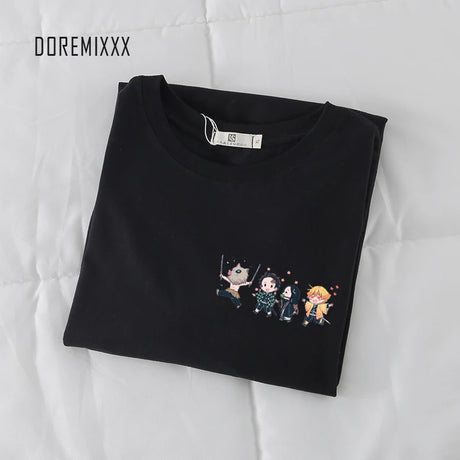 This tee captures the magic of Demon Slayer. If you're looking for more Demon Slayer merch, we have it all! Check out our anime merch now—free shipping!