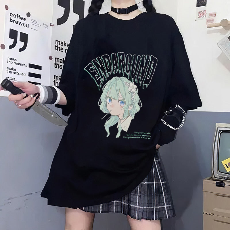 Gothic Melody Hatsune Miku Kawaii Tee