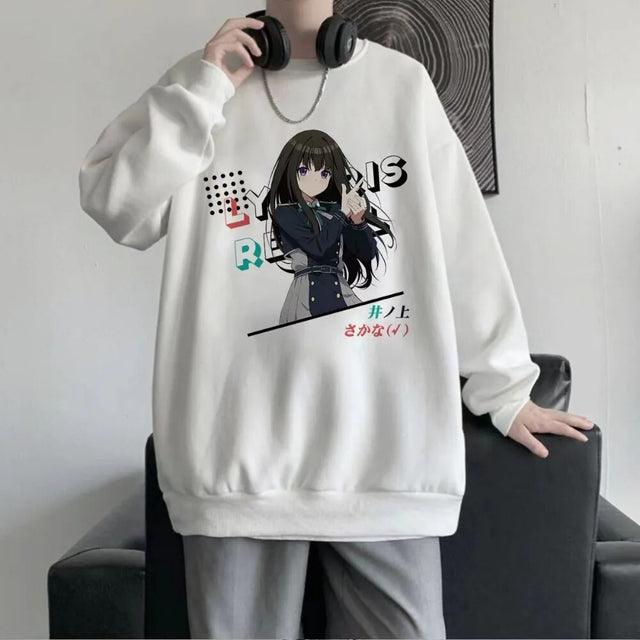 Dive into the world of Lycoris Recoil with our Takina Inoue sweatshirts, If you are looking for more Lycoris Recoil Merch, We have it all! | Check out all our Anime Merch now!