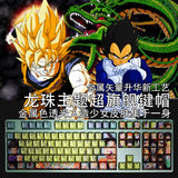 Dragon Ball Game Electronic Sports Peripherals Transparent keycap Metallic Vector Sublimation Star-swallowing Coating 108 keys, everythinganimee