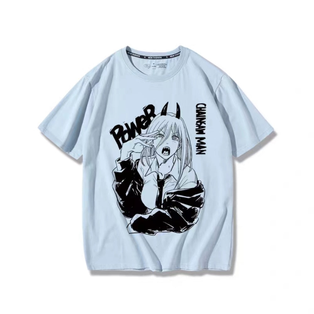 Chainsaw Man Power Anime T-shirt