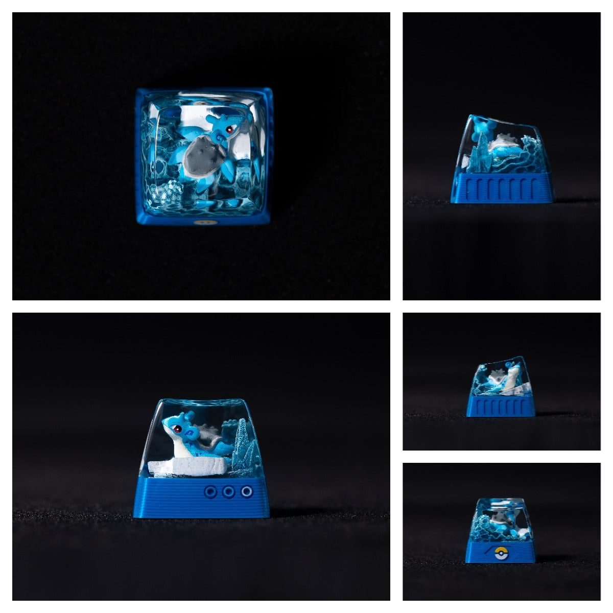 Pokemon Pikachu Custom Resin Micro Transparent KeyCaps