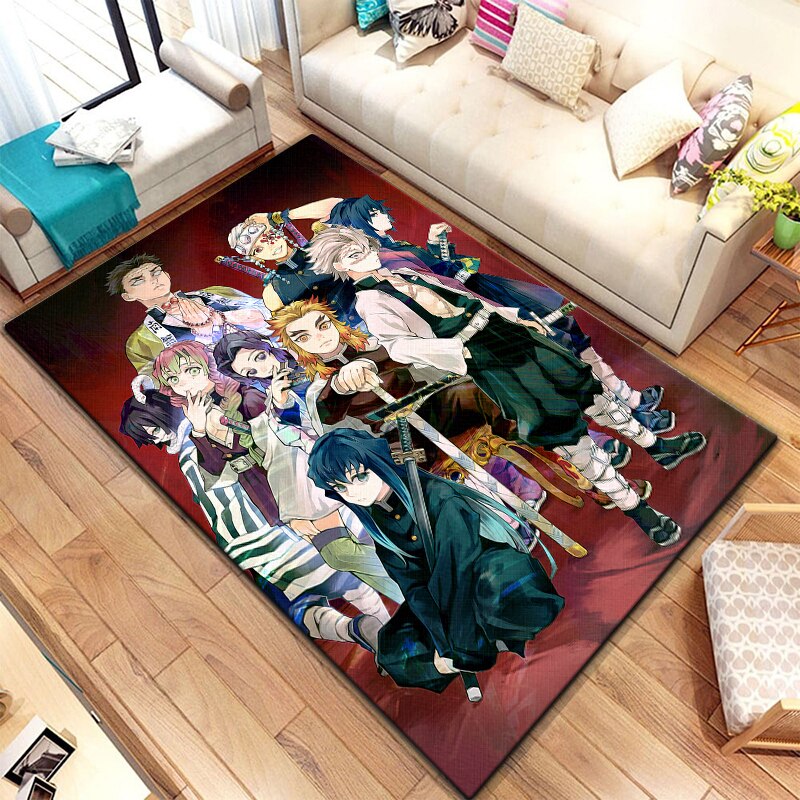 Demon Slayer Beautiful Painting Carpet