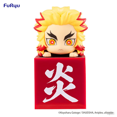 Pre Sale Anime Demon Slayer: Kimetsu No Yaiba Action Figure Rengoku Kyoujurou Hikkake Figure Original Hand Made Q Version Toy, everythinganimee