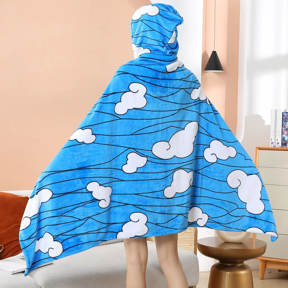 Cuddle up in the most comfortable blanket cloak ever | If you are looking for more Demon Slayer Merch, We have it all! | Check out all our Anime Merch now!