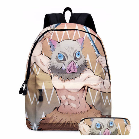 Anime Demon Slayer Kimetsu No Yaiba Canvas Bag Tomioka Giyuu School Bags Girls Travel Bag Mochila Feminina Notebook Bags Gift, everythinganimee