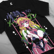 Here at Everythinganimee we have the best anime shirts in the world.
Embrace the magic of Dragon Maid with this adorable Tohru-themed tee. Featuring a vibrant and playful design, this shirt showcases Tohru’s charming personality and her loveable dragon traits.