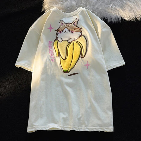 Dive into a world of cuteness & comfort with our Banana Hamster T-shirt. If you are looking for more Hamster Anime Merch, We have it all!| Check out all our Anime Merch now! 