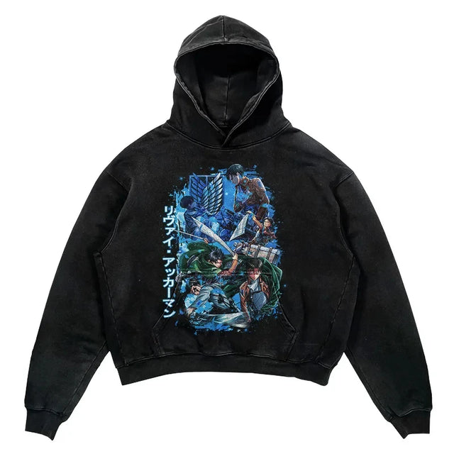 This hoodie carries the fierce spirit of the anime's beloved characters. | If you are looking for more Attack of Titan Merch, We have it all! | Check out all our Anime Merch now!