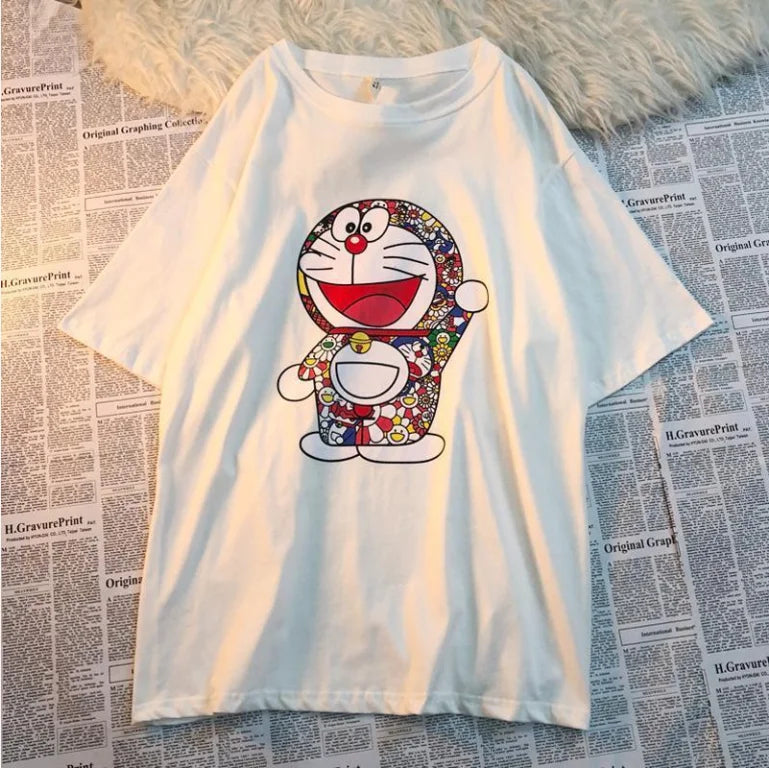 This tee captures the magic of Doraemon . If you're looking for more Doraemon merch, we have it all! Check out our anime merch now—free shipping!