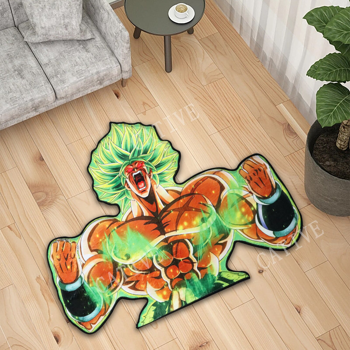 Dragon Ball Broly Irregular Rug