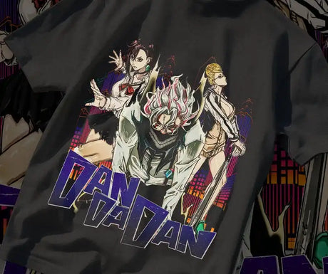 Immerse yourself in this striking Otaku Tee, perfect for anime fans Looking for more Dandadan merch? Explore our full collection of anime merch now!