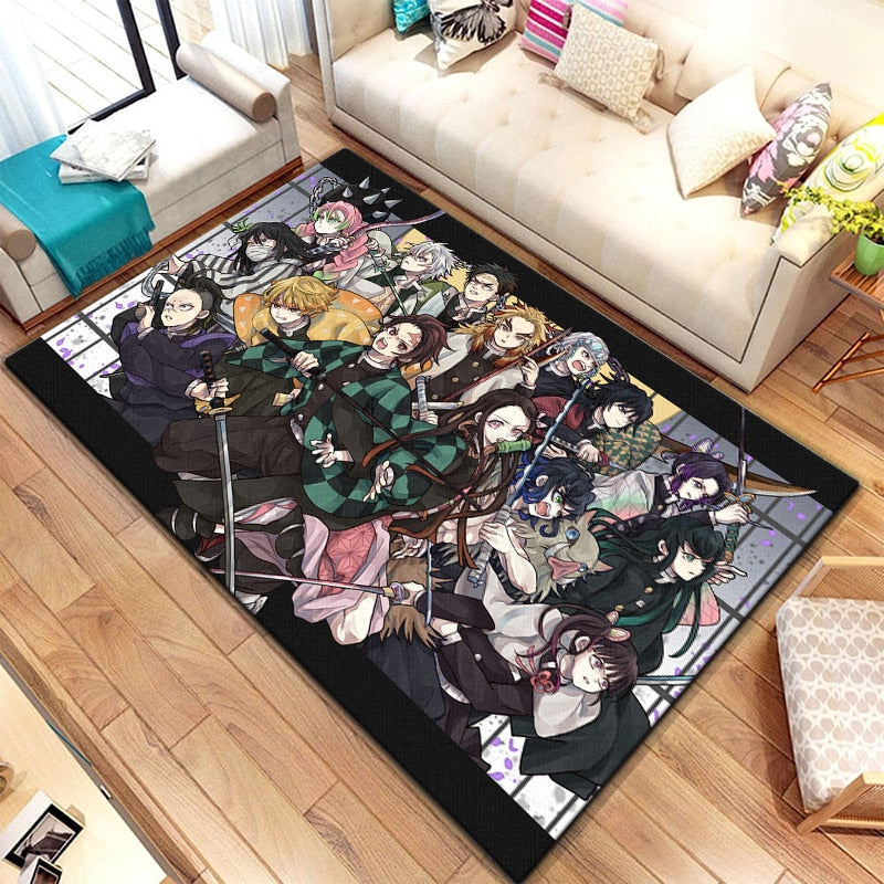 Demon Slayer Beautiful Painting Carpet