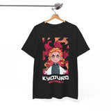 Immerse yourself in this striking Kyojuro Tee, perfect for any Kyojuro fan. Looking for more Demon Slayer merch? Explore our full collection of anime merch now!