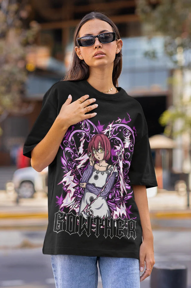 This tee captures the magic of Gowther. If you're looking for more The Seven Deadly Sins merch, we have it all! Check out our anime merch now—free shipping!