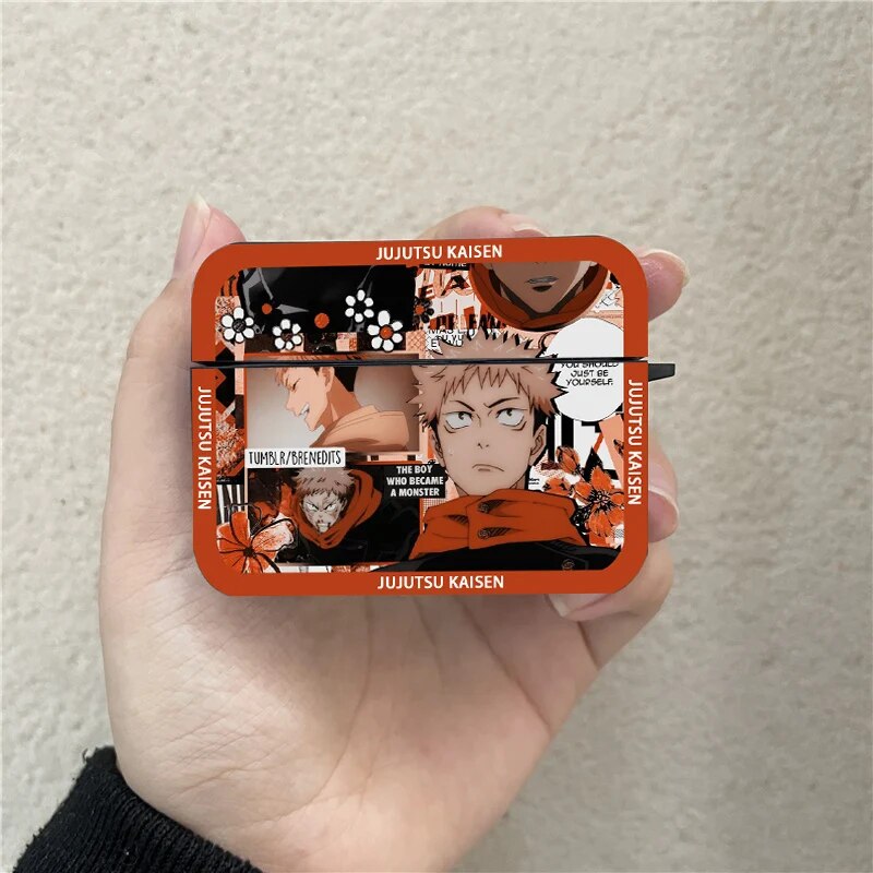 Transform your Airpods with our Jujutsu Kaisen Characters Airpods Case | If you are looking for Jujutsu Kaisen Merch, We have it all! | Check out all our Anime Merch now!